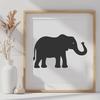 Free Standing Safari Animal Vector Art