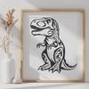 Beautiful T Rex - Cricut PDF