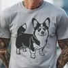 Welsh Corgi Digital Drawing In SVG, PNG, PDF And DXF Formats