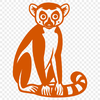 Unique Lemur Clip Art