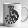 Beautiful Lemur Decal