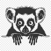 Free Lemur DXF - For Laser Cutter Project