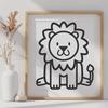 Stunning Lion Vector Craft File