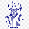 Artistic Wizard Vector Image