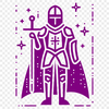 Free Unique Knight Stencil