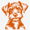 Free Unique Miniature Schnauzer Vector Drawing PDF - Commercial Use