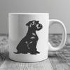 Beautiful Miniature Schnauzer - DXF Format