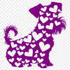 Stunning Sitting Dog Illustration - DXF