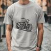 Artistic Motorbike Template - Free SVG