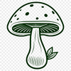 Artistic Mushroom DXF