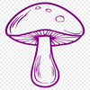 Unique Mushroom - Food SVG Free Download