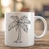 Palm Tree Drawing In DXF File Format For Free Download