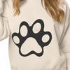A set of animal paw prints in various sizes for digital design projects.