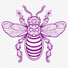 Free Unique Bee Clip Art PNG - Commercial Use