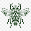 Beautiful Bee In PNG For Free Download