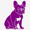 Free Sitting Dog Template - DXF