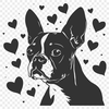 Dog Digital Art In DXF File Format For Free Download