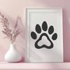 Creative Paw Print DXF - For Procreate Project