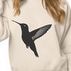 Stunning Flying Hummingbird Vector Drawing - DXF