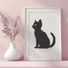 Cat Illustration In PNG & SVG - Free Digital Download