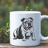 Unique Bulldog Clipart - Free PNG