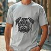 Free Unique Pug Vector Drawing