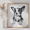 Artistic Puppy - Sublimation PNG