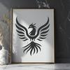 Artistic Pheonix - Vinyl PNG