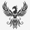 Ornate Pheonix In PNG Free Commercial Use Download