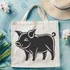 Unique Pig In SVG Free Commercial Use Download