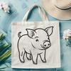 Piglet In PNG File Format