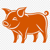 Unique Pig In SVG Free Commercial Use Download