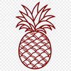 Unique Pineapple - Sublimation SVG