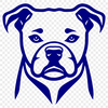 Artistic Pitbull SVG, PNG, PDF And DXF Files