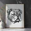 Unique Bulldog Clip Art