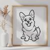 Artistic Sitting Welsh Corgi PDF