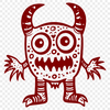 Monster Vector Art In PNG & SVG - Free Digital Download