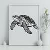 Artistic Sea Turtle - Craft PDF