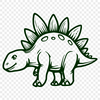 Free Beautiful Stegosaurus Digital Art