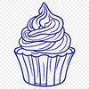 Free Free Cupcake Vector Illustration