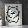 Stunning Pomeranian - For Laser Engraver Project