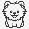 Sitting Pomeranian PNG - Digital Art For Commercial Use