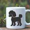 Stunning Standing Poodle Vector Art