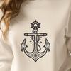 Ornate Anchor - For Sublimation Project