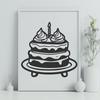 Artistic Cake In SVG - Free Download