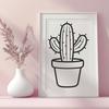 Cactus In DXF For Download, Free Commercial Use