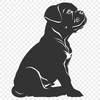 Free Unique Boxer Vector Illustration SVG - Commercial Use