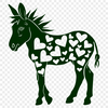 Creative Donkey Vector Image