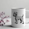 Stunning Standing Miniature Schnauzer In SVG - Commercial Use