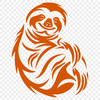 Free Artistic Sloth - Free PNG Download, Commercial Use